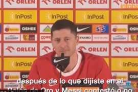 Lucas Beltramo le preguntó una barbaridad a Lewandoswki sobre Messi y el polaco reaccionó
