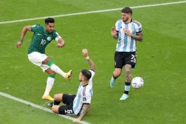 Arabia Saudita le ganó a la Argentina 2-1