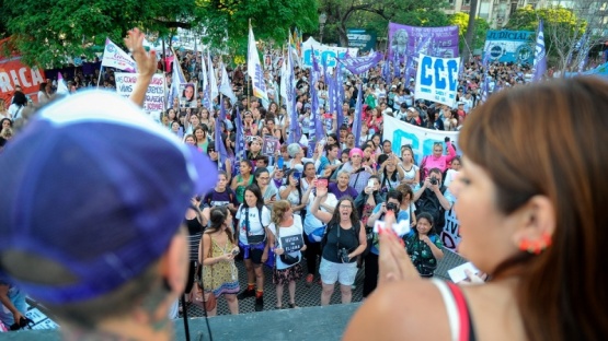 Manifestación por el Día Internacional para Eliminar la Violencia contra la Mujer.