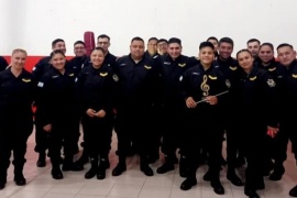La Banda Musical de la Policía participó del Festival de Música Mario Gustavo Montiel