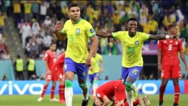 Brasil derrotó a Suiza y se clasificó a los octavos de final