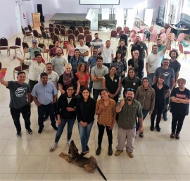 Pesca brindó en Piedra Buena el segundo taller sobre el manejo del salmón Chinook