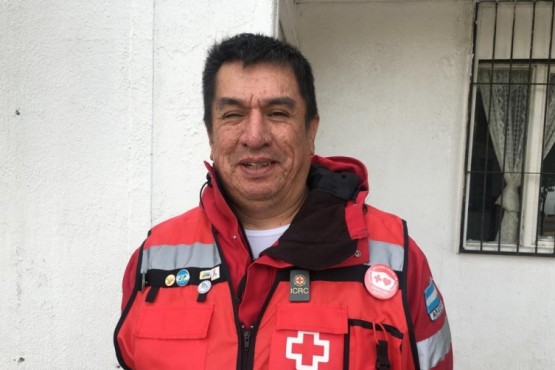 José Soto, coordinador general de la filial local de la Cruz Roja. 