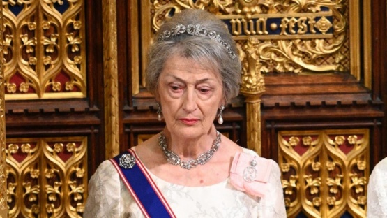 Lady Susan Hussey tuvo que renunciar a la casa real por el escándalo. Foto: AFP