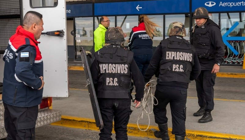 Realizaron simulacro en el aeropuerto