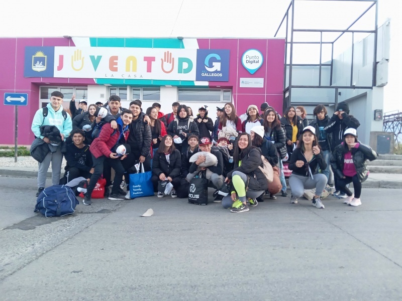 Los chicos que ganaron el intercolegial viajaron a El Calafate. 