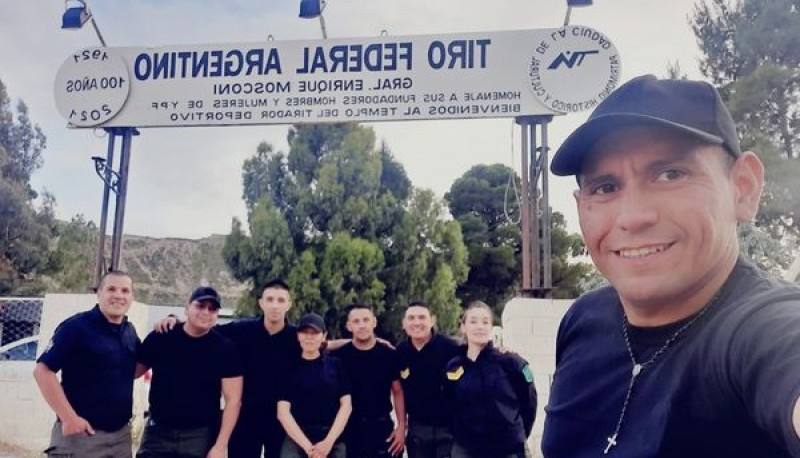 Policía de Santa Cruz participó de torneo de tiro en Chubut 