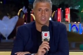 Hernán Crespo salió a bancar a Brasil y en las redes lo mataron