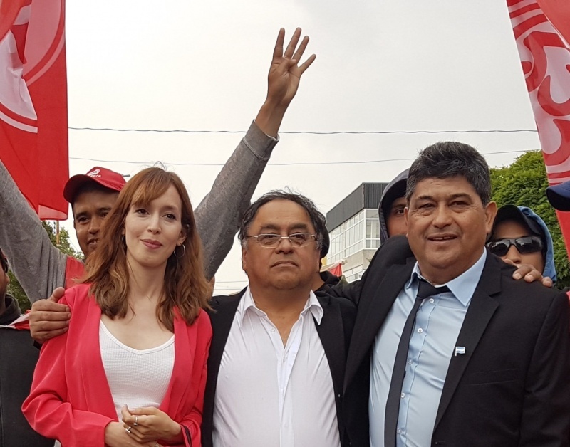 Romelí Caminos, en la campaña de 2019. SocialismoSanta Cruz 