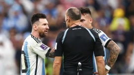 Lionel Messi explotó contra el árbitro: "No pueden poner a uno que no esté a la altura"