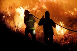 Incendio forestal en Tierra del Fuego: Brigadistas de paro por falta de pago