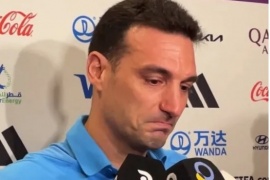 Scaloni se volvió a emocionar: las lágrimas del técnico de la Selección