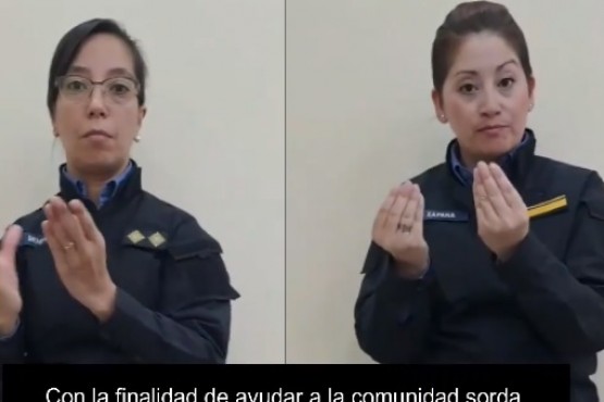 La policía tiene tres mujeres especializadas en lengua de señas 