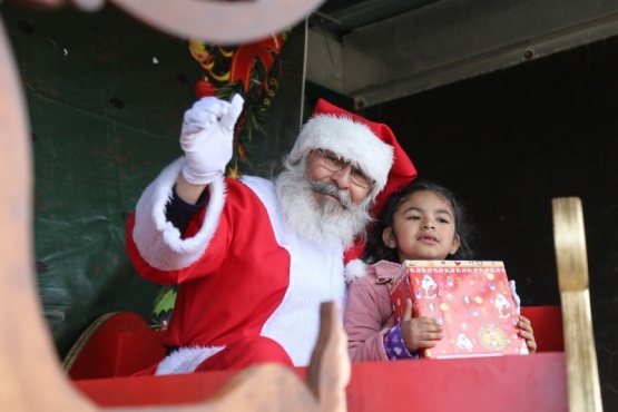 Más de 5 mil niños retiraron regalos que les dejó el Viejito Pascuero