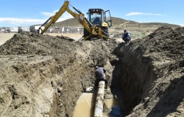 Servicios Públicos reparó la cañería troncal de agua