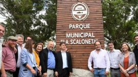 Axel Kicillof inauguró el parque municipal “La Scaloneta”