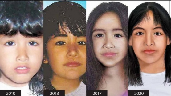 El rostro de Sofía a lo largo de los años.