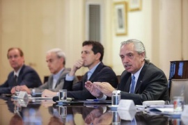 Alberto Fernández recibe a gobernadores en la Casa Rosada