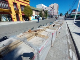 Avanza la remodelación de la avenida Kirchner