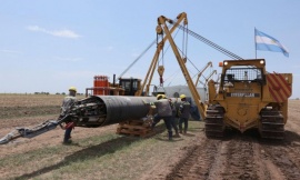 La primera soldadora automática del país opera en el Gasoducto Néstor Kirchner
