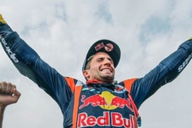 Kevin Benavides se coronó campeón de la categoría Motos en el Rally Dakar