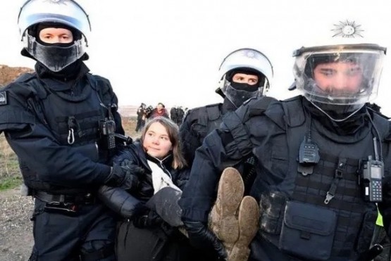 Arrestaron a Greta Thunberg en una protesta antiminería