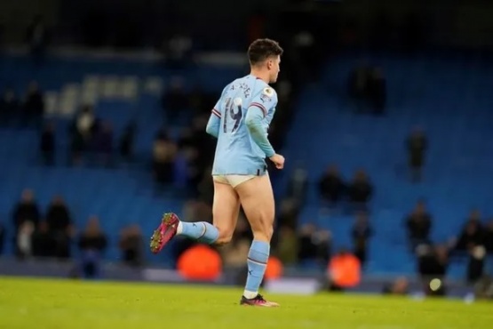 El gesto de Julián Álvarez con un hincha de River tras la victoria del Manchester City