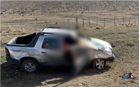Argentino murió al volcar su auto sobre la Ruta CH-257