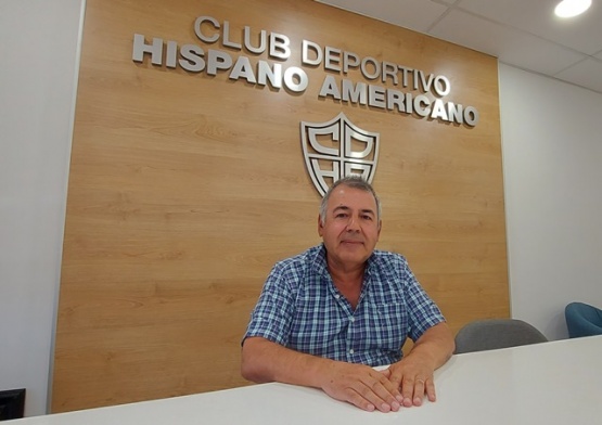 Jorge Castro, presidente del Club Deportivo Hispano Americano.