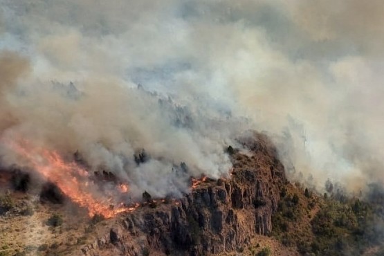 El Gobierno de Chubut sospecha de la intencionalidad del incendio forestal en el Parque Nacional Los Alerces