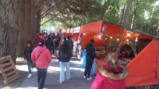 Arrancó la Feria de Artesanos en la Fiesta Nacional del lago. 
