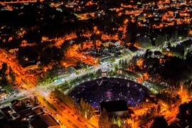 Última noche de la Fiesta Nacional del Lago en el Calafate