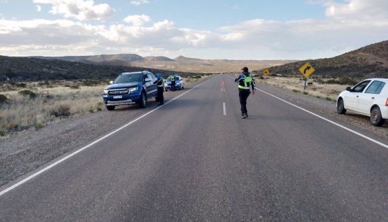 Controles preventivo en rutas Nacional N° 3 y Provincial 43 de la provincia de Santa Cruz