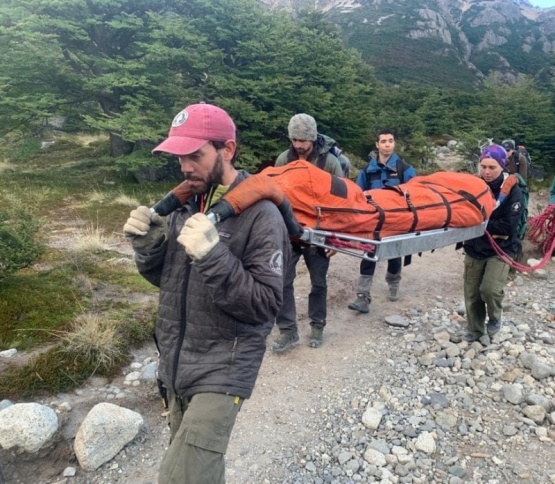 Rescatan a una turista en la Laguna de los Tres