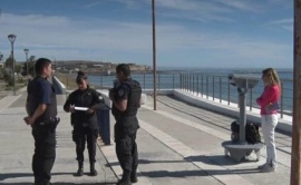 Vandalismo en Caleta Olivia: Destruyeron el mirador de la costanera