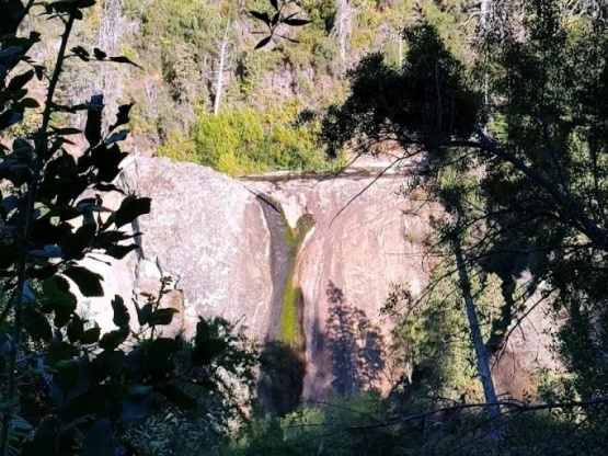 En El Bolsón se secó la Cascada Escondida