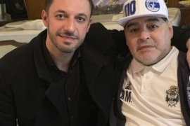 Morla quiere "unir" a todos los familiares de Maradona para ser "socios en la marca"