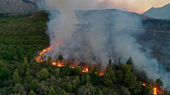 Mejoran condiciones climáticas para combatir incendio de 220 hectáreas