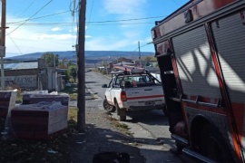 Voladura de techo por fuertes vientos