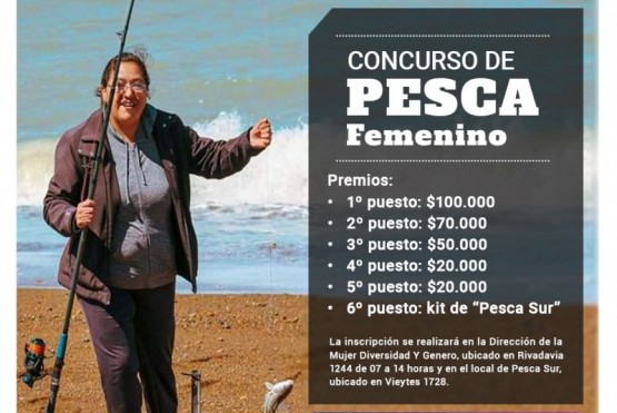 Se realizará el primer concurso de pesca femenino en San Julián