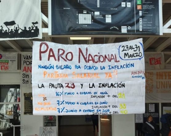 Una semana de paro en la UNPA: la pérdida de siete sueldos desde 2019