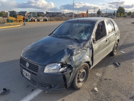 Dos heridos tras fuerte choque