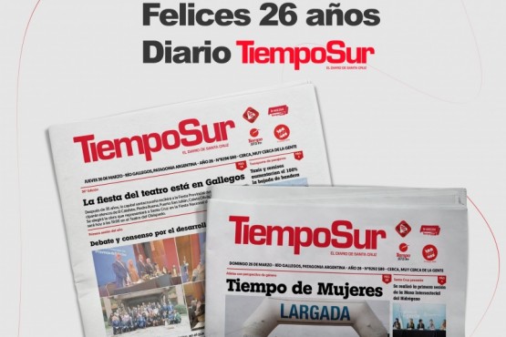 TiempoSur celebra 26 años cerca de la gente 