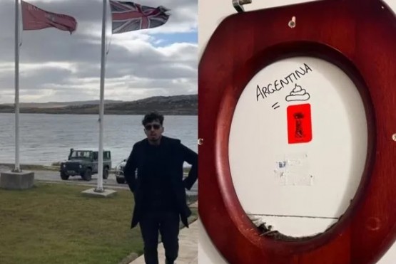 Un youtuber visitó las Malvinas y generó rechazo: 
