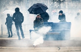 Al menos 20 detenidos en una manifestación en Francia