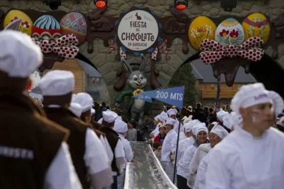 Hicieron la barra de chocolate más larga del mundo