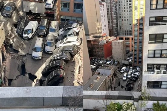 Derrumbe en Nueva York: al menos un muerto y varios heridos tras el colapso de un estacionamiento