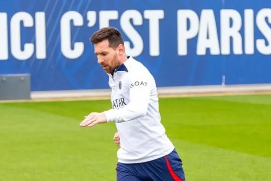 Lionel Messi volvió a entrenar en el PSG