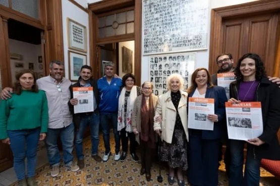 Cecilia Moreau firmó convenio con Abuelas de Plaza de Mayo
