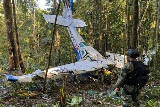 Continúa la búsqueda contrarreloj de cuatro niños en la selva tras un accidente aéreo